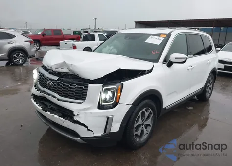 2020 Kia Telluride Ex z USA, uszkodzony, nr VIN 5XYP34HC4LG012694